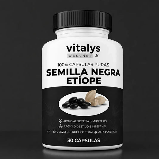 Semilla Negra Etíope — La fórmula natural con 4,64% de timoquinona para tu equilibrio interno.